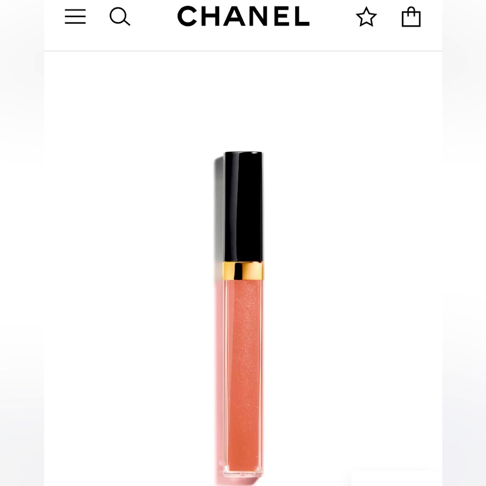 CHANEL Rouge Coco Gloss 722 Noce Moscata Gel Brillant Hydration NWT